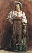 William Stott of Oldham Italian Woman oil painting artist